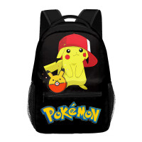Cross border New Pikachu Full Print Backpack Large Capacity Backpack Baokemeng Primary and Secondary School Student Cartoon Book Bag