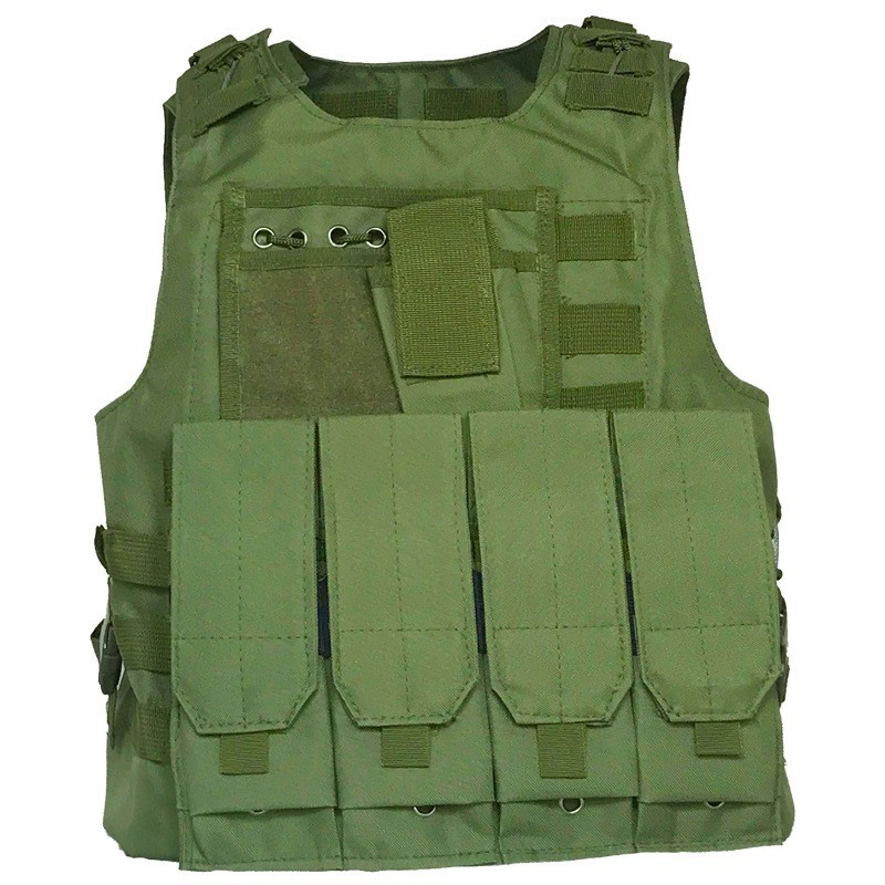 tactical vest camouflage vest multi-functional anti stab suit steel wire quick release amphibious bulletproof vest three-level A lightweight