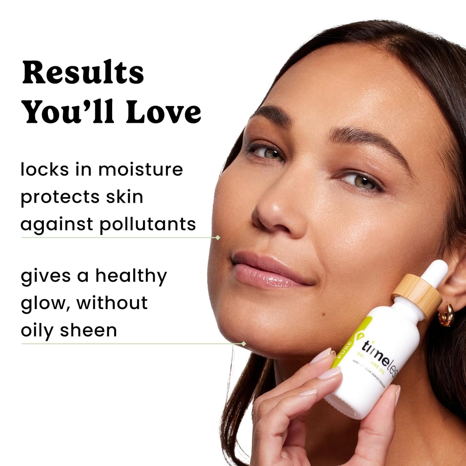 Timeless Skin Care Squalane Oil 100% Pure - Plant-Based Face Oil - Fragrance-Free - For Dry Skin - Moisturizing - 2 oz 2 Fl Oz (Pack of 1)