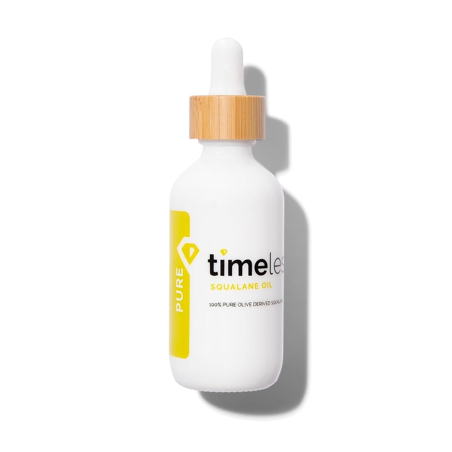 Timeless Skin Care Squalane Oil 100% Pure - Plant-Based Face Oil - Fragrance-Free - For Dry Skin - Moisturizing - 2 oz 2 Fl Oz (Pack of 1)