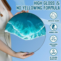 JDiction Fast Cure Epoxy Resin, 1Gallon 4 Hours Demold Epoxy Resin Kit - Crystal Clear, Bubble-Free, Not-Yellowing, Self-Leveling for Art Resina, Jewelry, Craft, Fast Casting & Easy Mix Epoxy Resina 1 Gallon