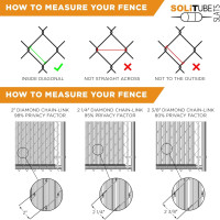 Slat Made in America Privacy Inserts for Chain-Link Fence, Double-Wall Vertical Bottom-Locking Slats with Wings for 6' Fence Height (White)