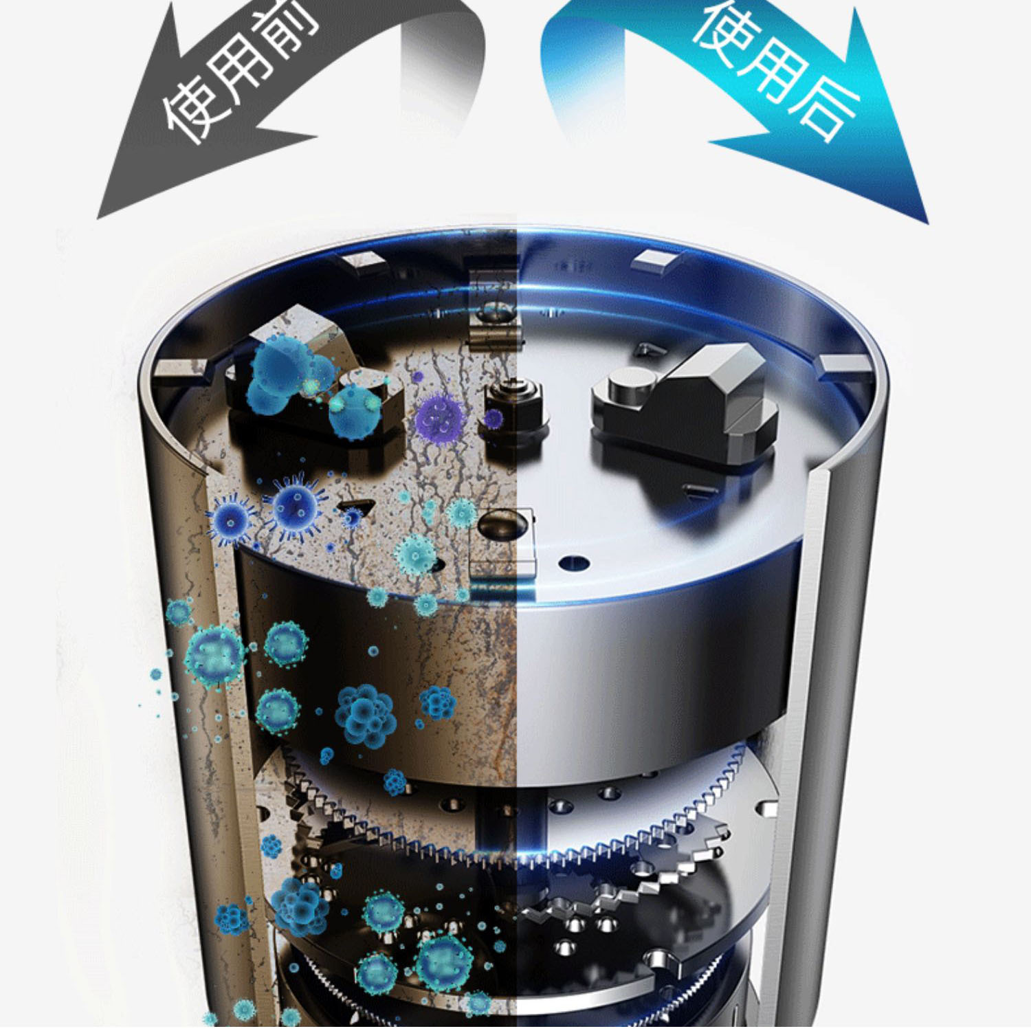 Cross border Amazon Kitchen Garbage Processor Cleaner Crusher Cleaning Block Pipeline Deodorization Particle Household Batch