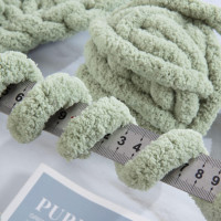 HOMBYS Sage Green Chunky Chenille Yarn for Crocheting, Bulky Thick Fluffy Yarn for Knitting,Super Bulky Chunky Yarn for Hand Knitting Blanket, Soft Plush, 8 Jumbo Pack (27 yds,8 oz Each Skein) Sage Green 8 Pack