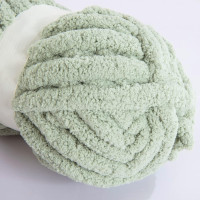 HOMBYS Sage Green Chunky Chenille Yarn for Crocheting, Bulky Thick Fluffy Yarn for Knitting,Super Bulky Chunky Yarn for Hand Knitting Blanket, Soft Plush, 8 Jumbo Pack (27 yds,8 oz Each Skein) Sage Green 8 Pack
