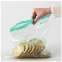 2 Sets of Ikea ISTAD Bags, Freezer Safe, Reusable Food Storage Bags and Household Storage Bags