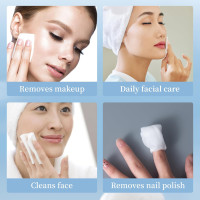 SHINO Natural Square Cotton Pads,100 Ps Biodegradable Pads, Makeup Remover Pads for Sensitive Skin - Beauty, Personal Care, Baby Care & Daily Cosmetics