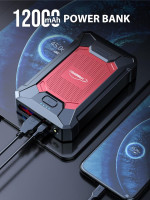YABER Car Battery Jump Starter 4000A Portable Car Jump Starter Pack (7.0L Gas/5.5L Diesel) 12V Jump Box Battery Jumper Starter Portable with Smart Safety Jumper Cables, LED Flashlight, Compact