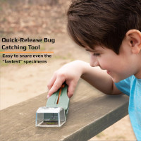 Carson BugView 5X Magnifying Glass Quick-Release Bug Catcher Indoor and Outdoor Tool for Kids or Adults (HU-10) Single Pack BugView Bug Catcher (HU-10)