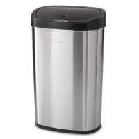 Mainstay MS-50-22 Motion Sensor Trash Can, 13.2 Gallon, Stainless Steel