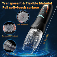 Automatic Male Masturbator Sex Toy with 10 Vibration, 8 Thrusting & Rotating Patterns, Male Sex Toys for Men, Penis Pump Male Stroker Adult Toy Penis Vibrator, Adult Toys for Men Sex Machine 10 Inch-Standard