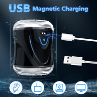 Vibrating Male Masturbator with 9 Vibrations, LUMODIA Male Sex Toys for Men, APP-Controlled Sex Toy Adult Toys Male Masturbators, Male Stroker Adult Toy, Adult Sex Toys & Games Black