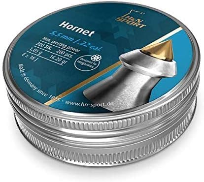 H&N Sport Hornet Pointed Airgun Pellets .22 Cal (2 Pack)