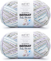 Bernat Baby Blanket Cloud Nine Yarn - 2 Pack of 300g/10.5oz - Polyester - 6 Super Bulky - 220 Yards - Knitting/Crochet CLOUD NINE 2 Pack