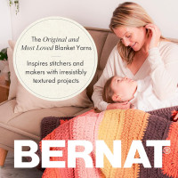 Bernat Baby Blanket Cloud Nine Yarn - 2 Pack of 300g/10.5oz - Polyester - 6 Super Bulky - 220 Yards - Knitting/Crochet CLOUD NINE 2 Pack