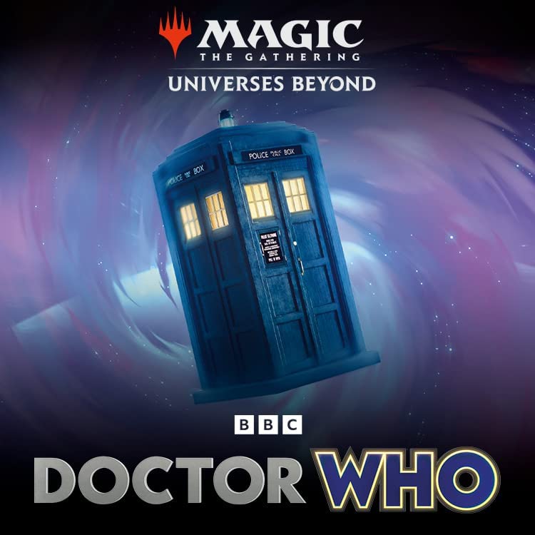 Magic The Gathering Doctor Who Commander Deck – Blast from The Past (100-Card Deck, 2-Card Collector Booster Sample Pack + Accessories)