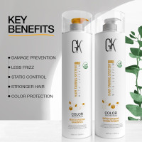 Moisturizing Shampoo and Conditioner Hydrate Set for Colored Treated Hair Keratin Treatment Cleansing Dry to Normal Sulfate Paraben Free All Hair Types for Men and Women By GK HAIR - (2 X 33.8 Oz) 33.8 Fl Oz
