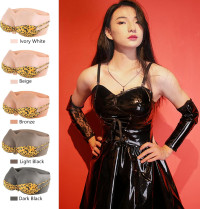 Strapless Silicone Breastplate Drag Queen Breast Plates Crossdresser Silicone Filled Fake Boobs Breasts Forms for Cosplay(Ivory white, D Cup L Size)