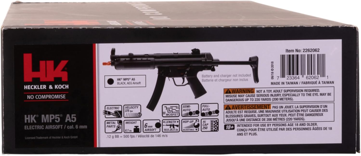 Umarex Elite Force HK Heckler & Koch MP5 A5 Elite Series AEG Automatic 6mm BB Rifle Airsoft Gun