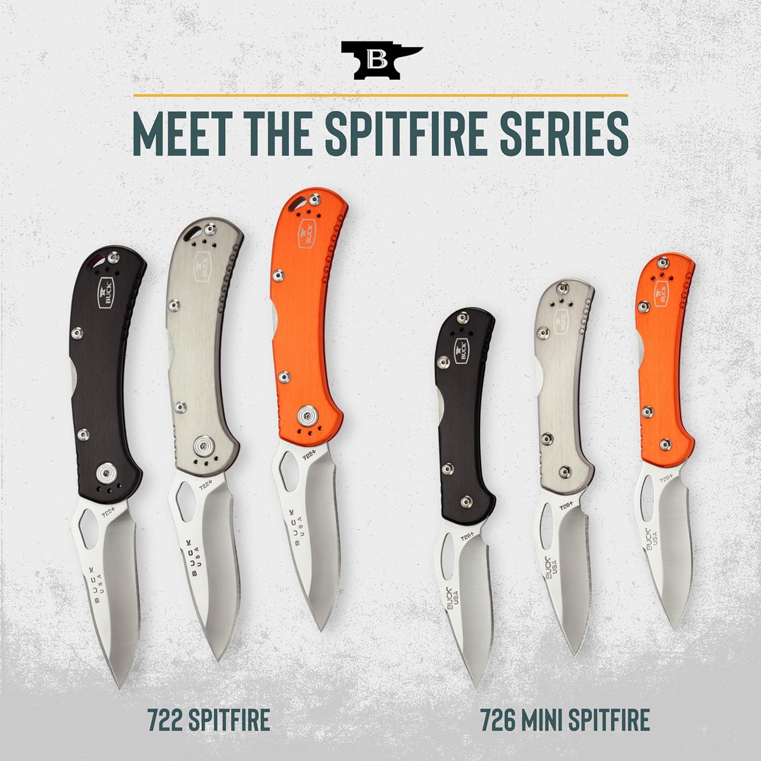 Buck Knives 0722 Spitfire Folding Knife Black