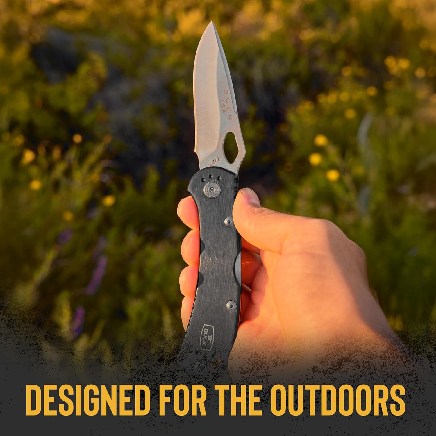 Buck Knives 0722 Spitfire Folding Knife Black