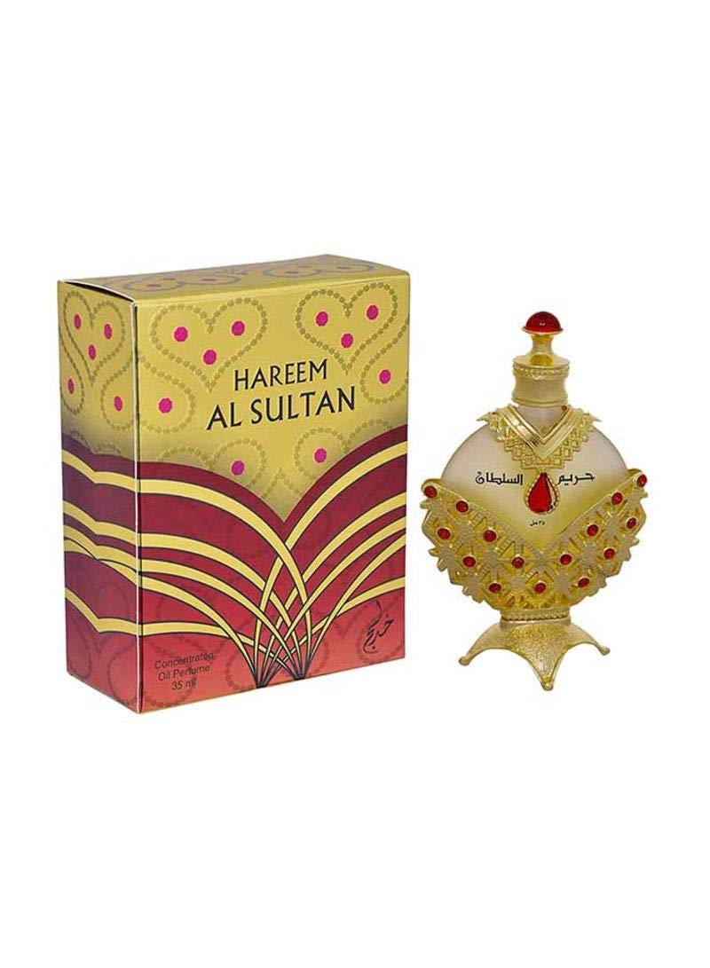 KHADLAJ PERFUMES Hareem Al Sultan Gold Concentrated Perfume Oil for Unisex, 1.18 Ounce 1.18 Fl Oz (Pack of 1)