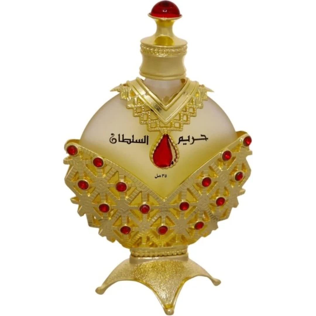 KHADLAJ PERFUMES Hareem Al Sultan Gold Concentrated Perfume Oil for Unisex, 1.18 Ounce 1.18 Fl Oz (Pack of 1)