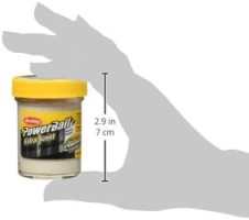 Berkley PowerBait Glitter Trout Bait, Silver Vein, Fishing Dough Bait, Scent Dispersion Technology, Irresistible Scent and Flavor, Moldable and Easy to Use White