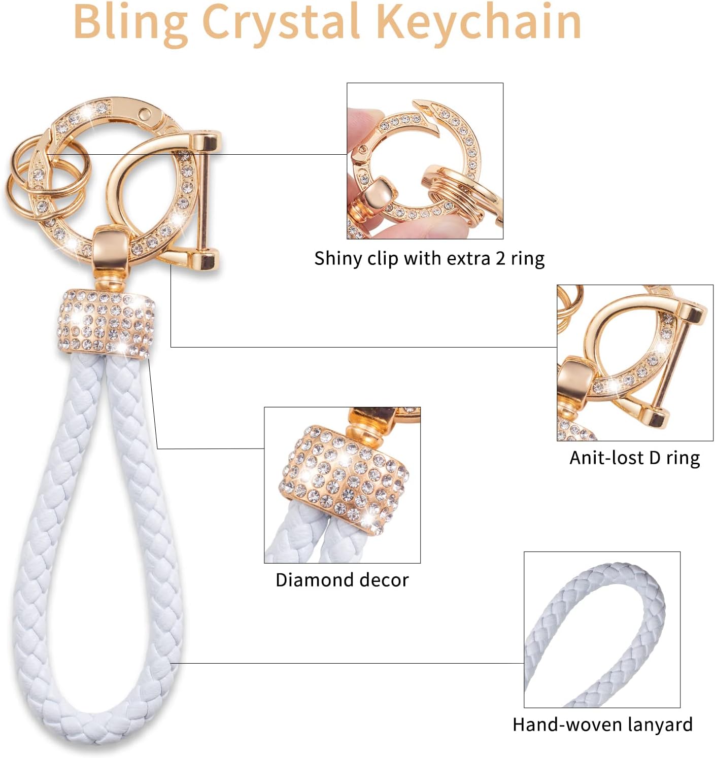 Gematay for Hyundai Key Fob Cover with Keychain Lanyard, Key Fob Protector Shell Compatible with Elantra Ioniq Sonata Tucson Elantra GT Keyless Entry Smart Key Case For Hyundai C 4button