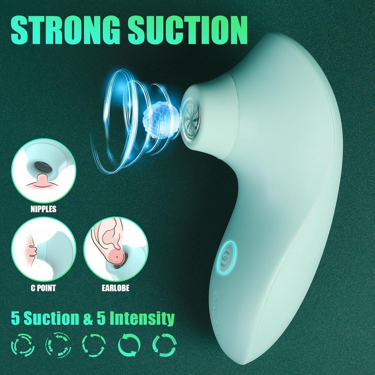 Sucking Vibrator Adult Sex Toys for Women - SVAKOM APP Remote Female Vibrators & Pulse Pure Clit Nipple Sucker Vibe with 5 * 5 Suction - Interactive Rose Toy Dildo Personal Massager G Spot Stimulator