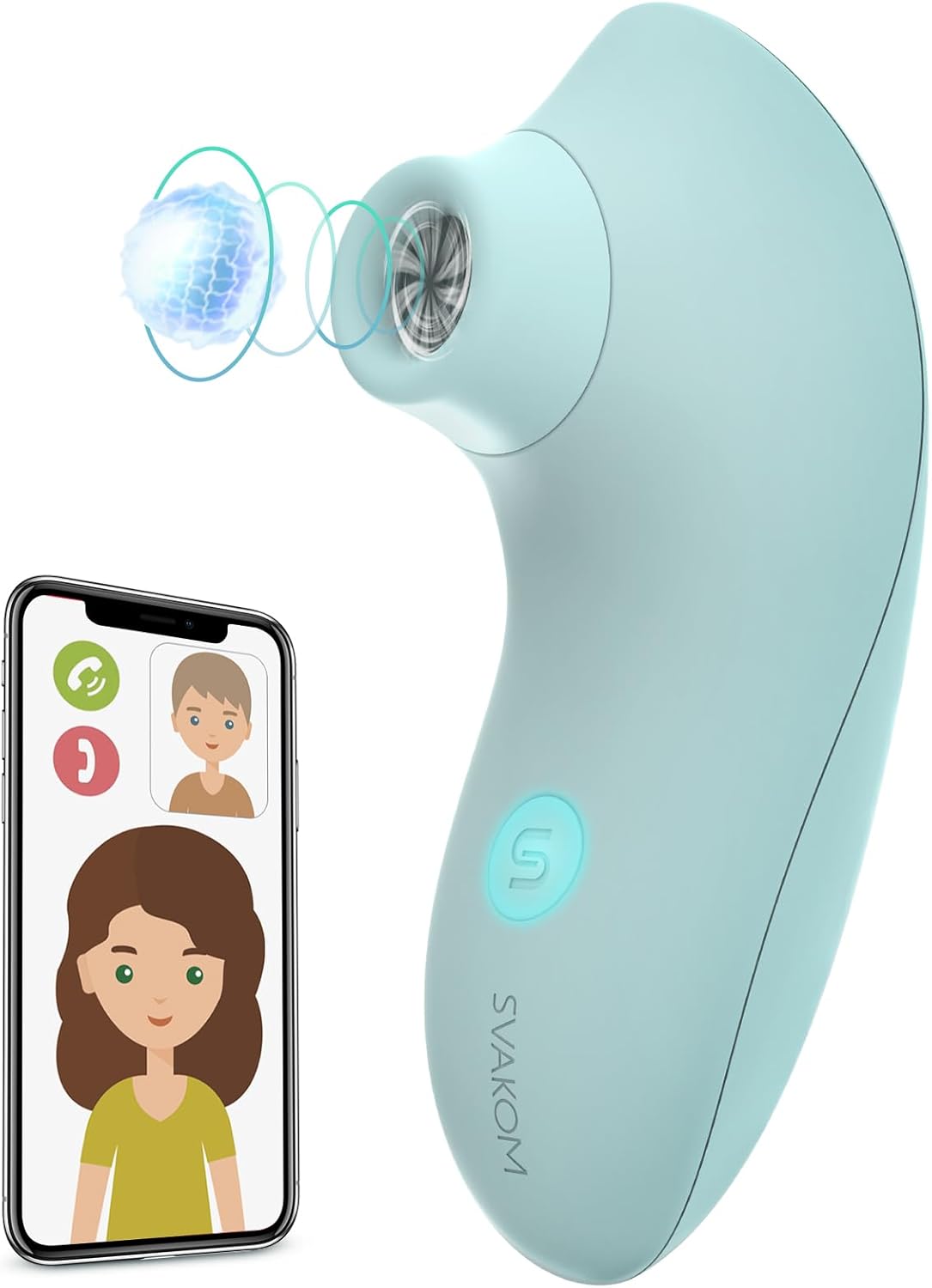 Sucking Vibrator Adult Sex Toys for Women - SVAKOM APP Remote Female Vibrators & Pulse Pure Clit Nipple Sucker Vibe with 5 * 5 Suction - Interactive Rose Toy Dildo Personal Massager G Spot Stimulator