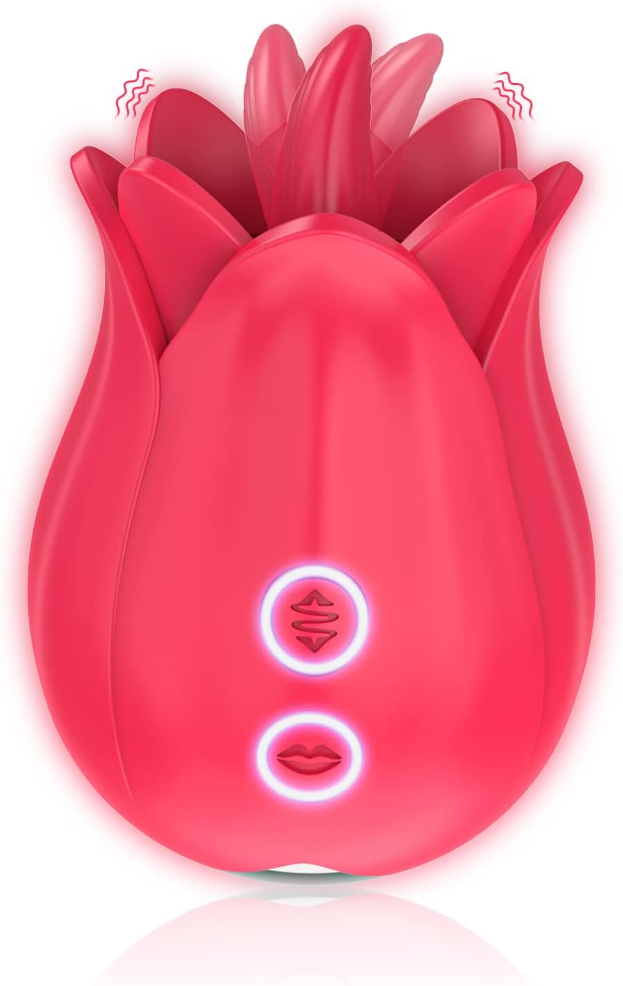 Toy Vibrator Women CCVOO Tongue Licking UUC Sex Stimulator 2 in 1 Multiple Modes Clitoral Nipple Vibrator Massager Masturbator Portable Adult Sex Toys Female Couples(Licking) 1.0 Count