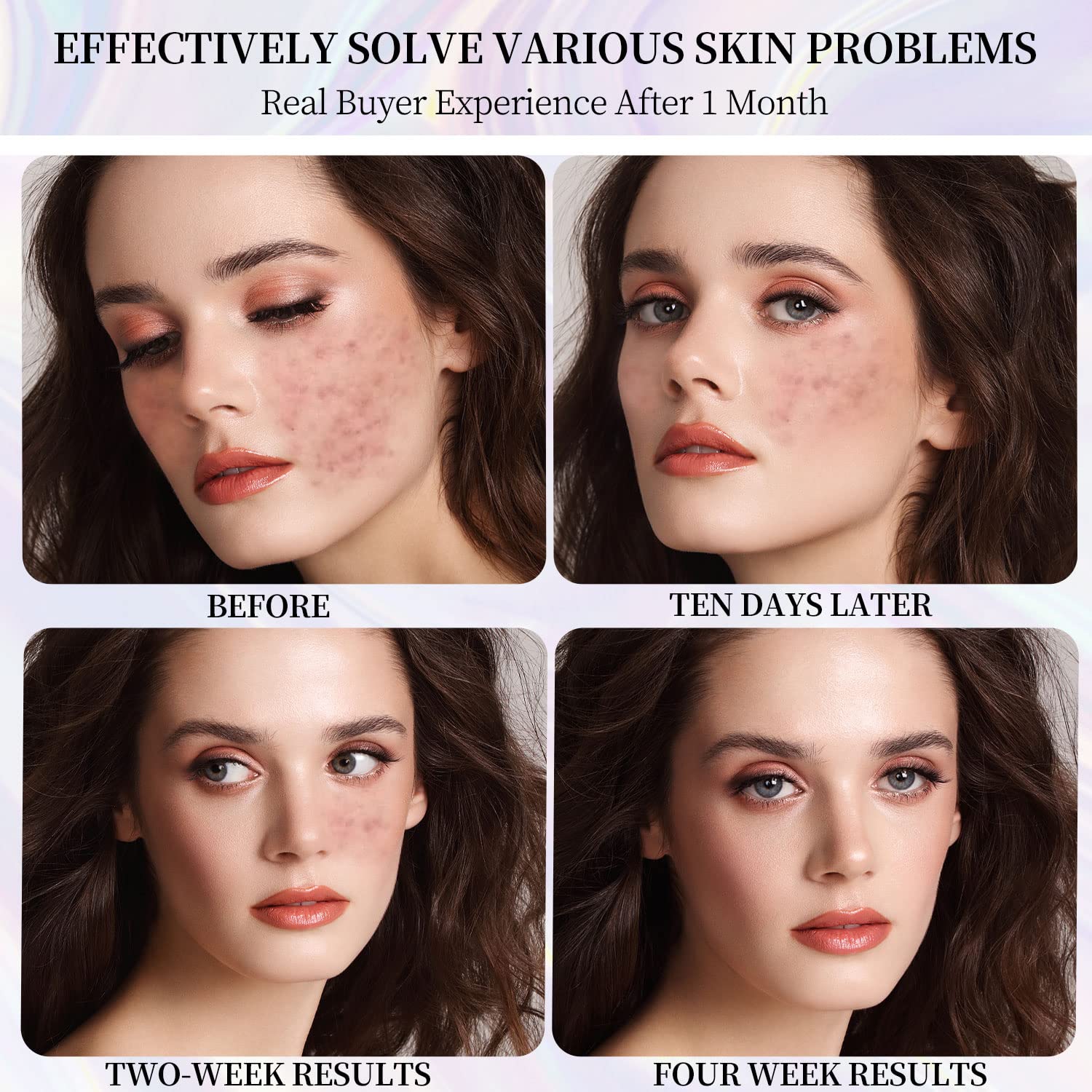 Laf Bktt Led Face Mask Light Therapy, Red-Light-Therapy for Face, 7 Colors Skin Care Mask for Face and Neck at Home