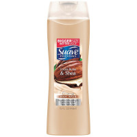 Suave Naturals Body Wash, Creamy Cocoa Butter & Shea, 15 Fl Oz (Pack of 6)