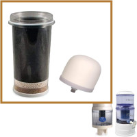 Nikken Aqua Pour 1 Filter Cartridge 1361, 1 Ceramic Pre-Filter 1364 - Advanced Replacement for Gravity Water Filter Purifier System 1360, PiMag Water System Technology