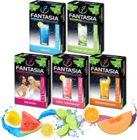 Fantasia Hookah Flavors Bundle – Tobacco Free & Nicotine Free Shisha Adios, Mojito, Menage, Pink Lemonade, Screwdriver – Long-Lasting, Smooth Taste, 50-Gram Packs (Pack of 5) CITRUS (5-Count)