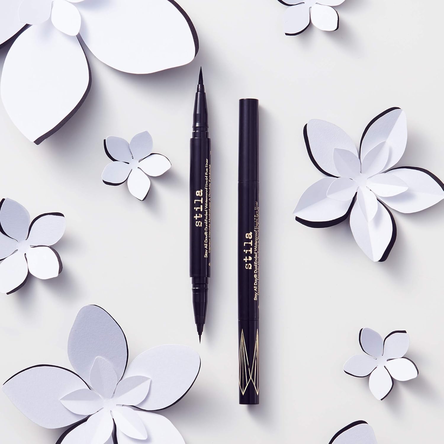 stila Stay All Day® Dual-Ended Waterproof Liquid Eye Liner, 0.033 fl. Oz, 1 Count (Pack of 1)