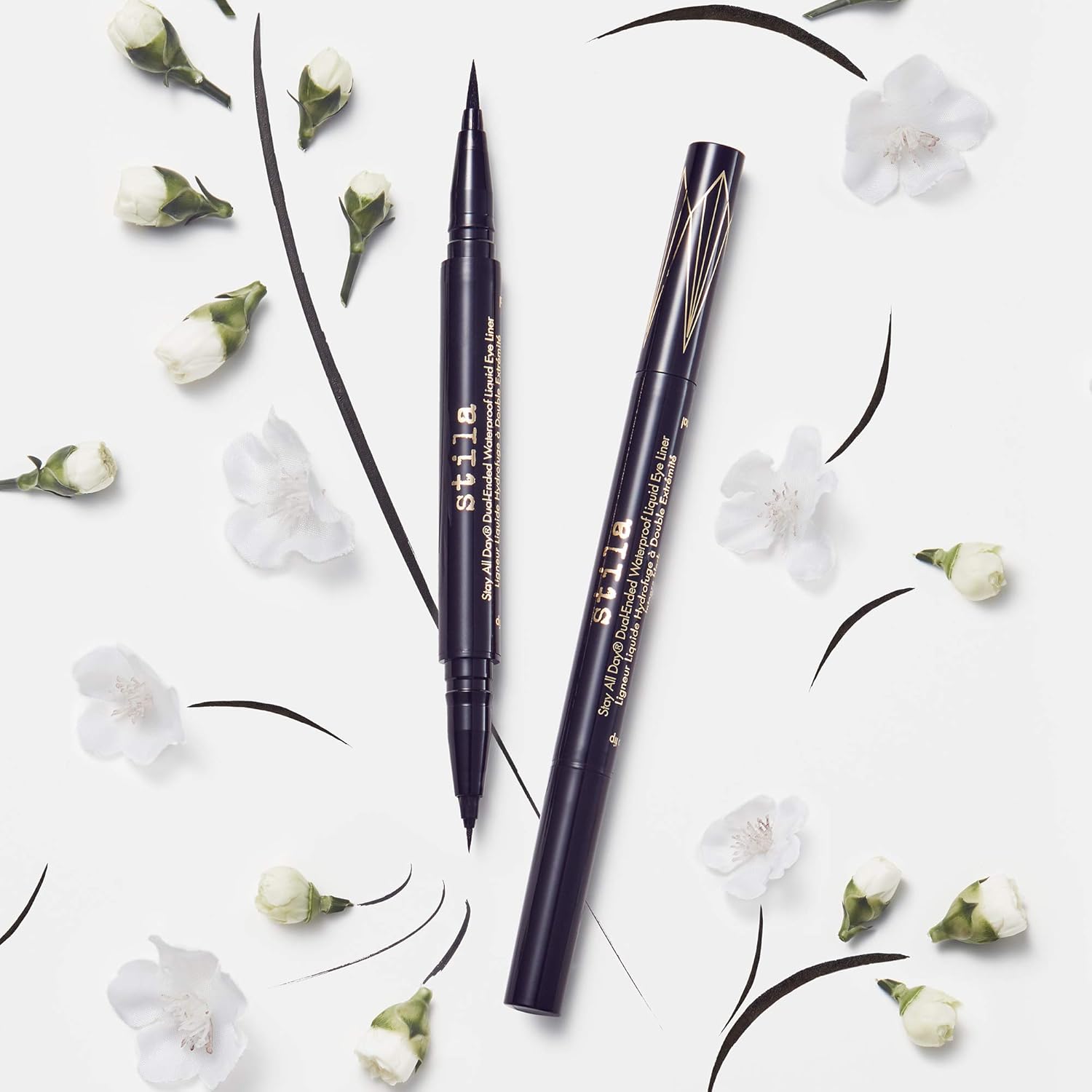 stila Stay All Day® Dual-Ended Waterproof Liquid Eye Liner, 0.033 fl. Oz, 1 Count (Pack of 1)