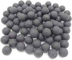 Reusable 0.68 Caliber Paintballs - 100 New Re-Usable Rubber Training Elastic Balls Paint Balls