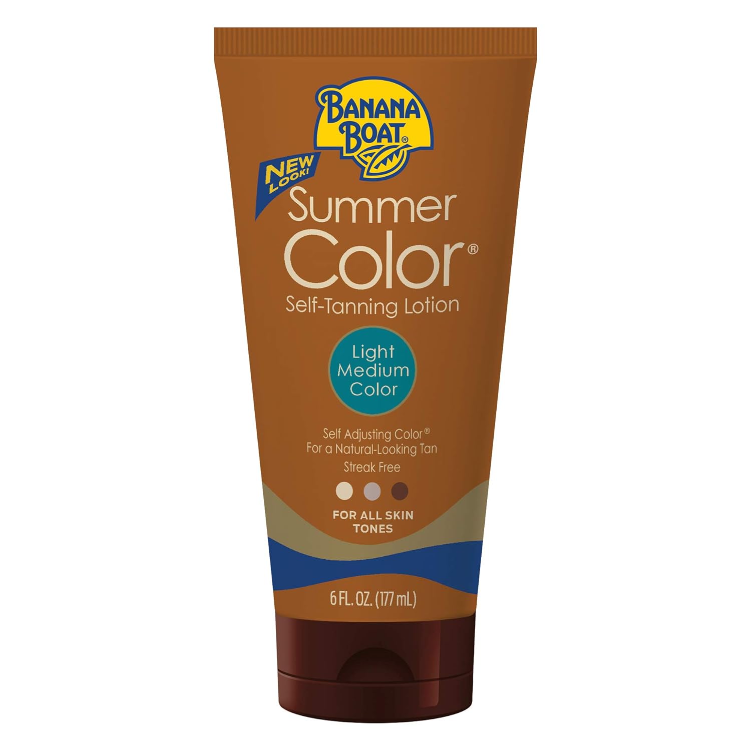 Banana Boat Summer Color Self Tanning Lotion, 6oz | Light Medium Color for All Skin Tones, Self Tanner Lotion, Sunless Tan, 6oz Light/Medium Tan 6 Fl Oz (Pack of 1)
