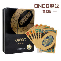 Genuine Wono Card Table Game Classic Black Gold Uno Uno Card Multiplayer Leisure Party Card Board Game