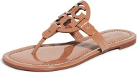 Tory Burch Women's Miller Embellished Sandals 8 Tan