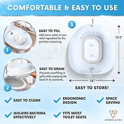 Wholesale Sitz Bath for Toilet Seat Alleviate, Relieve, Soothe