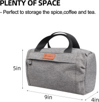 FIREDOG Smell Proof Bag, Dog Tested Stash Smell Proof Case Big Odor Proof Pouch for Travel Storage 9x4x5 Inch (Grey)