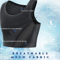 LGBT UNICORNS Chest Binder, Pullover Design Binder Trans, Moisture-Wicking, with 1PC Fragrance Card & 1PC Sticker, Black