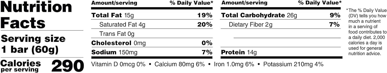 Outright Bars - Cookies & Cream Peanut Butter - Whole Food Protein Bar - No Sugar Alcohols - MTS Nutrition (12 Count) Cookies & Cream Peanut Butter 12 Count (Pack of 1)