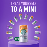 Starbucks Frappuccino Minis Coffee Drink, Caramel, 6.5oz Liquid Mini Cans, (8 Pack) Caramel 17.33 Fl Oz (Pack of 3)