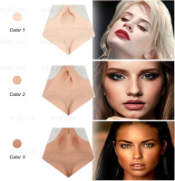 Silicone Panties Butt Shaper Sexy Fake Pussy Triangle Pants Enhancer Fake Pussy Hiding Gaff Briefs for Crossdresser