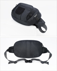 Tactical Fanny Pack for Handgun Pistol Concealed Carry, Quick Access Waist Bag for Everyday Gear EDC Outdoor Hiking with Gun Holster Black