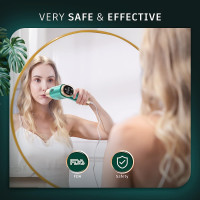 At-Home IPL Hair Removal for Women and Men Laser Permanent Hair Removal, 999,999 Flashes Gift Idea, Face, Arm, Leg Whole Body Use,Hair Remover Device. Green